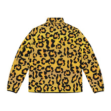Load image into Gallery viewer, Men's Puffer Jacket (AOP) - Leopard Spots
