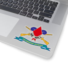Load image into Gallery viewer, Kiss-Cut Stickers - Army - 5th Infantry Division - DUI w Br - Ribbon X 300