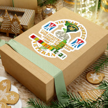 Load image into Gallery viewer, Kiss-Cut Stickers - Army - Vietnam Combat Vet - 11th Inf Bde SSI - Spec 5 - Cbt Medic - 1968-69 VN Svc X300