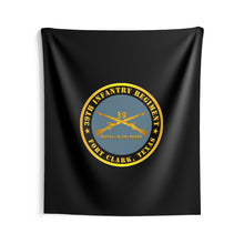 Load image into Gallery viewer, Indoor Wall Tapestries - Army - 39th Infantry Regiment - Buffalo Soldiers - Fort Clark, TX w Inf Branch