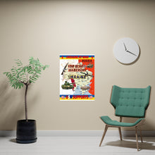 Load image into Gallery viewer, Horizontal Matte Poster - Ukraine - Ukraine at War - USA Supports - Map