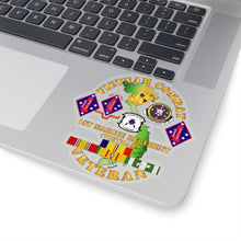 Load image into Gallery viewer, Kiss-Cut Stickers - USMC - Vietnam Combat Vet w 1st Marine Regt w BNs w CAR VN SVC