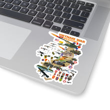 Load image into Gallery viewer, Kiss-Cut Stickers - Map - Vietnam Units -with Wpns - Equipment