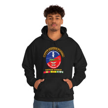 Load image into Gallery viewer, Unisex Heavy Blend™ Hooded Sweatshirt - Army - Casper Aviation Platoon - Vietnam Veteran - w Txt