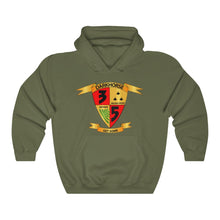 Load image into Gallery viewer, Unisex Heavy Blend™ Hooded Sweatshirt - USMC - WWII - 3rd Bn, 5th Marines - w PAC SVC
