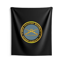 Load image into Gallery viewer, Indoor Wall Tapestries - Army - 38th Infantry Regiment - Buffalo Soldiers - Jackson Barracks, LA w Inf Branch
