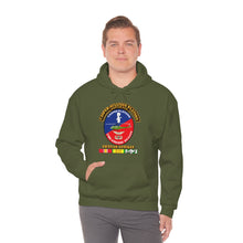 Load image into Gallery viewer, Unisex Heavy Blend™ Hooded Sweatshirt - Army - Casper Aviation Platoon - Vietnam Veteran - w Txt