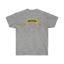 Load image into Gallery viewer, Unisex Ultra Cotton Tee - Ranger - Airborne Infantry Front - Back - Mass Tactical Airborne Operation