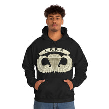 Load image into Gallery viewer, Unisex Heavy Blend Hooded Sweatshirt - Army - LRRP - Basic Airborne Badge w LRRP Tab X 300