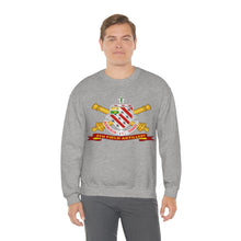 Load image into Gallery viewer, Unisex Heavy Blend Crewneck Sweatshirt - Army - 8th Field Artillery w Br - Ribbon