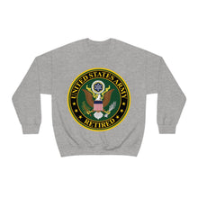 Load image into Gallery viewer, Unisex Heavy Blend Crewneck Sweatshirt - Army - US Army Retired