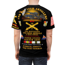 Load image into Gallery viewer, Unisex All Over Print - Army - 2nd Battalion, 18th Artillery Butzbach, Germany with COLD SVC - M115, 8 Inch Firing