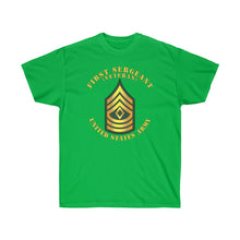 Load image into Gallery viewer, Unisex Ultra Cotton Tee - Army - First Sergeant - 1SG - Veteran - American Patriot