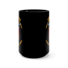 Load image into Gallery viewer, Black Mug 15oz - USMC - 4th Marines Regiment - The Oldest and the Proudest