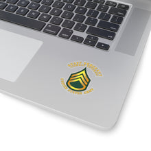 Load image into Gallery viewer, Kiss-Cut Stickers - Army - Staff Sergeant - SSG - Combat Veteran