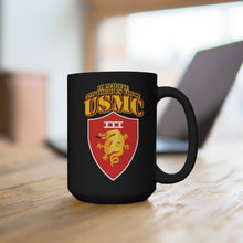 Load image into Gallery viewer, Black Mug 15oz - USMC - III Marine Amphibious Force - MAF