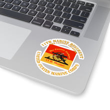 Load image into Gallery viewer, Kiss-Cut Stickers - USMC - 11th Marine Regiment - The Cannon Cockers