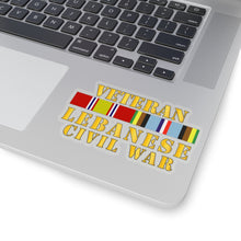 Load image into Gallery viewer, Kiss-Cut Stickers - USMC - Veteran Lebanese Civil War w EXP SVC