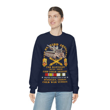 Load image into Gallery viewer, Unisex Heavy Blend Crewneck Sweatshirt - Army - 2nd Bn 83rd Artillery w M110 - Budingen Germany w COLD SVC