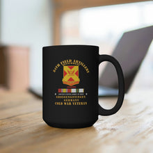 Load image into Gallery viewer, Black Mug 15oz - 84th Field Artillery Det - Grossengstingien - GE w COLD SVC