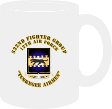 Load image into Gallery viewer, Army Air Corps - 332 Fighter Group - 12th Air Force - Tuskegee Airmen - Mug