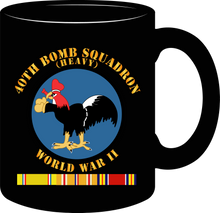 Load image into Gallery viewer, Army Air Corps - 40th Bomb Squadron - World War II with Pacific Service Ribbons - Mug