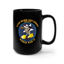 Load image into Gallery viewer, Black Coffee Mug 15oz - AAC - 64th Bomb Squadron - WWII X 300