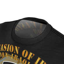 Load image into Gallery viewer, AOP - Army - 101st Airborne Division - Iraq Invasion 2003 - Operation Iraqi Freedom with Iraq War Service Ribbons Front/Back/L/R Sleeve