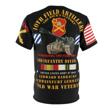 Load image into Gallery viewer, AOP - Army - 1st Bn, 10th Field Artillery, 3rd Infantry Division, Schweinfurt, Germany, with Cold War Service Ribbons