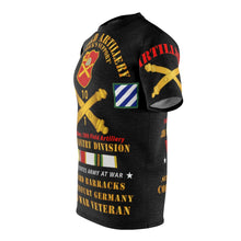 Load image into Gallery viewer, AOP - Army - 1st Bn, 10th Field Artillery, 3rd Infantry Division, Schweinfurt, Germany, with Cold War Service Ribbons