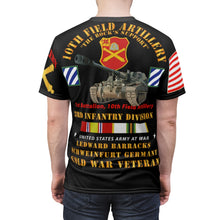 Load image into Gallery viewer, AOP - Army - 1st Bn, 10th Field Artillery, 3rd Infantry Division, Schweinfurt, Germany, with Cold War Service Ribbons