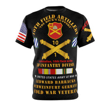 Load image into Gallery viewer, AOP - Army - 1st Bn, 10th Field Artillery, 3rd Infantry Division, Schweinfurt, Germany, with Cold War Service Ribbons