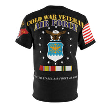 Load image into Gallery viewer, AOP - USAF - United States Air Force - Cold War Veteran with Cold War Service Ribbons