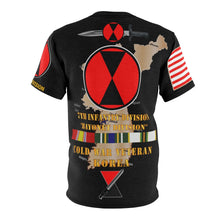 Load image into Gallery viewer, All Over Printing (AOP) - Army - 7th Infantry Div - "Bayonet Division" - Camp Casey Korea - Tong Du Chon