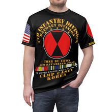 Load image into Gallery viewer, All Over Printing (AOP) - Army - 7th Infantry Div - "Bayonet Division" - Camp Casey Korea - Tong Du Chon