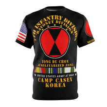 Load image into Gallery viewer, All Over Printing (AOP) - Army - 7th Infantry Div - "Bayonet Division" - Camp Casey Korea - Tong Du Chon