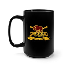 Load image into Gallery viewer, Black Mug 15oz - Army - 10th Cavalry Regiment w Br - Ribbon