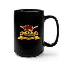 Load image into Gallery viewer, Black Mug 15oz - Army - 10th Cavalry Regiment w Br - Ribbon