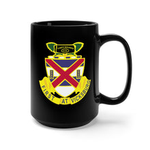 Load image into Gallery viewer, Black Coffee Mug 15oz - Army - 13th Infantry Regiment wo Txt - DUI X 300
