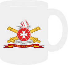 Load image into Gallery viewer, Army - 14th Field Artillery w Branch - Ribbon - Mug