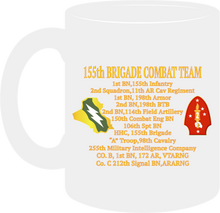 Load image into Gallery viewer, Army - 155th Brigade Combat Team Operation Iraqi Freedom with Unit Insignia Mug