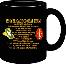 Load image into Gallery viewer, Army - 155th Brigade Combat Team Operation Iraqi Freedom with Unit Insignia Mug