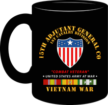 Load image into Gallery viewer, Army - 15th AG Co - 1st Cavalry Division - Vietnam Veteran with Vietnam Service Ribbons - Mug