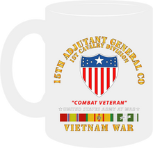 Load image into Gallery viewer, Army - 15th AG Co - 1st Cavalry Division - Vietnam Veteran with Vietnam Service Ribbons - Mug
