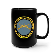 Load image into Gallery viewer, Black Mug 15oz - Army - 1st Bn 3rd Infantry Regiment - Washington DC w Inf Branch
