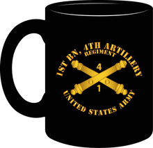 Load image into Gallery viewer, Army - 1st Battalion 4th Field Artillery Regiment - with Arty Branch - Mug