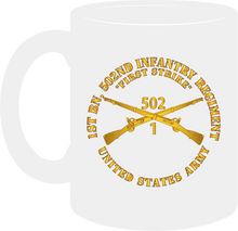 Load image into Gallery viewer, Army - 1st Battalion 502nd Infantry Regiment - First Strike - Infantry Branch - Mug