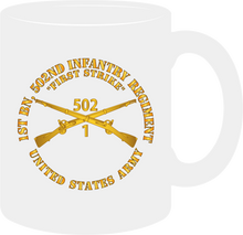 Load image into Gallery viewer, Army - 1st Battalion 502nd Infantry Regiment - First Strike - Infantry Branch - Mug