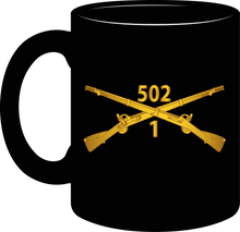 Load image into Gallery viewer, Army - 1st Battalion 502nd Infantry Regiment - Infantry Branch- Mug