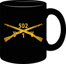 Load image into Gallery viewer, Army - 1st Battalion 502nd Infantry Regiment - Infantry Branch- Mug